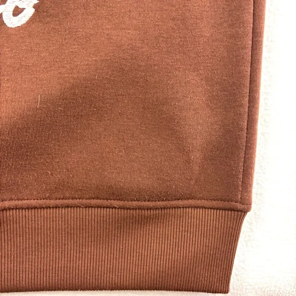 Rebel Minds Brown “Blessed w/ the Bag” Graphic Fleece Lined Hoodie (M) - Picture 12 of 16